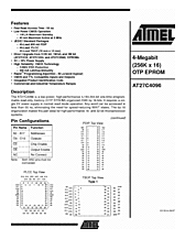 DataSheet AT27C4096 pdf